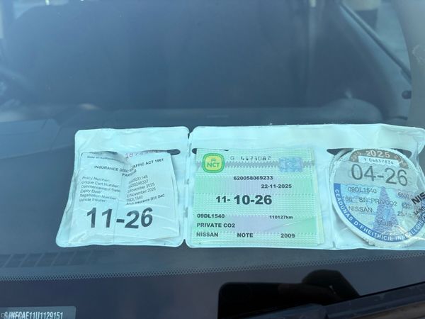 Nissan Note MPV, Petrol, 2009, Blue