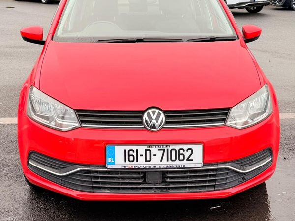 Volkswagen Polo Hatchback, Petrol, 2016, Red