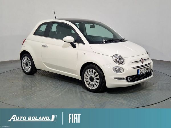 Fiat 500 Hatchback, Petrol, 2024, White