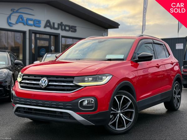 Volkswagen T-Cross SUV, Petrol, 2020, Red
