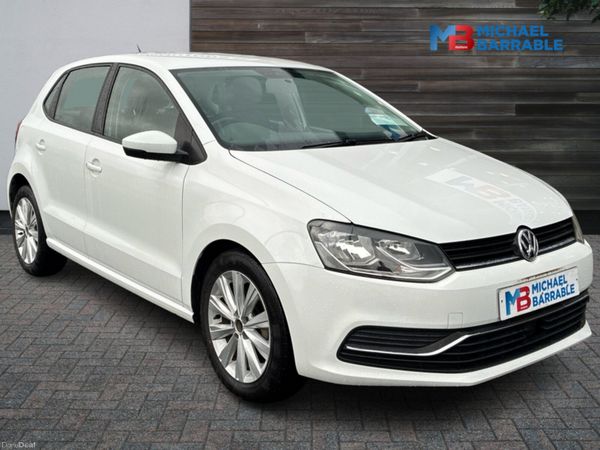 Volkswagen Polo Hatchback, Petrol, 2014, White