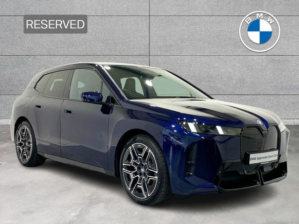 BMW iX SUV, Electric, 2025, Blue