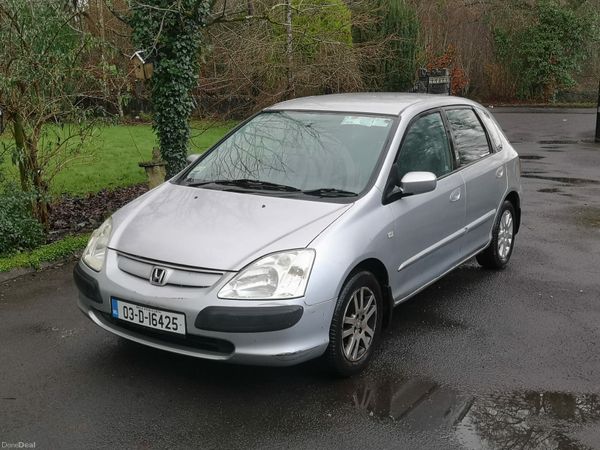 Honda Civic Hatchback, Petrol, 2003, Silver