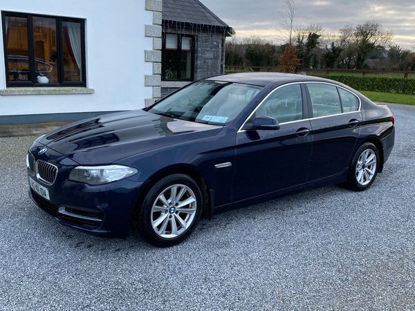 BMW 5-Series Saloon, Diesel, 2014, Blue