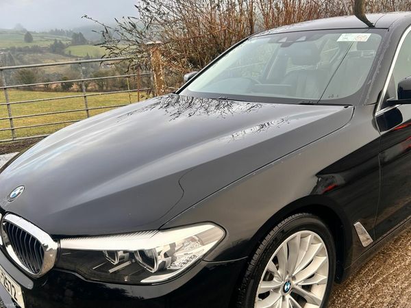 BMW 5-Series Saloon, Diesel, 2018, Black