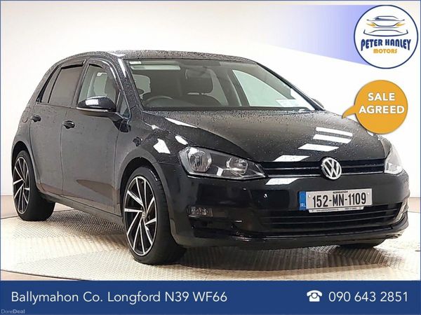 Volkswagen Golf Hatchback, Diesel, 2015, Black