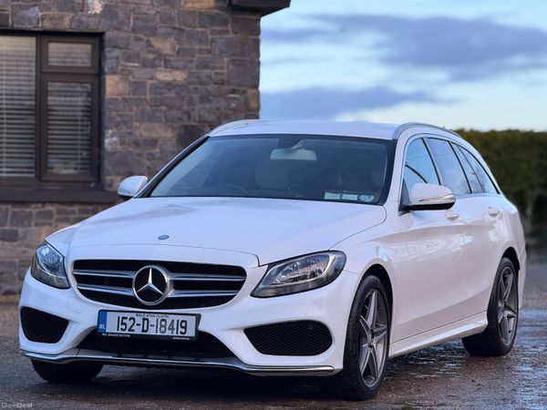Mercedes-Benz C-Class Estate, Petrol, 2015, White