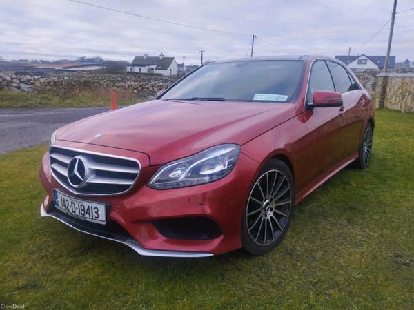 Mercedes-Benz E-Class Saloon, Diesel, 2014, Red