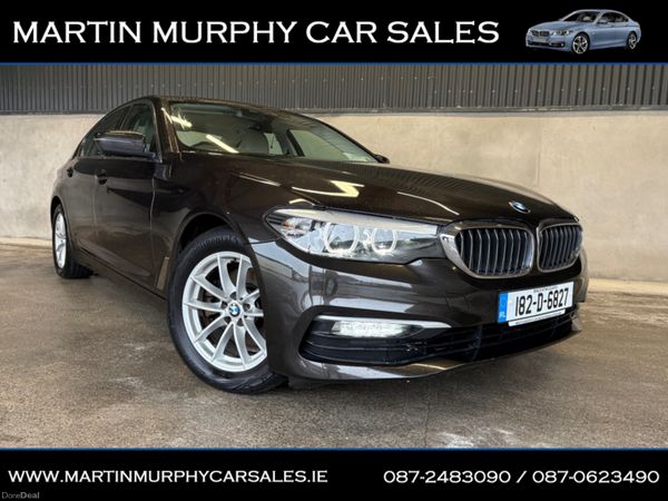 BMW 5-Series Saloon, Diesel, 2018, Brown