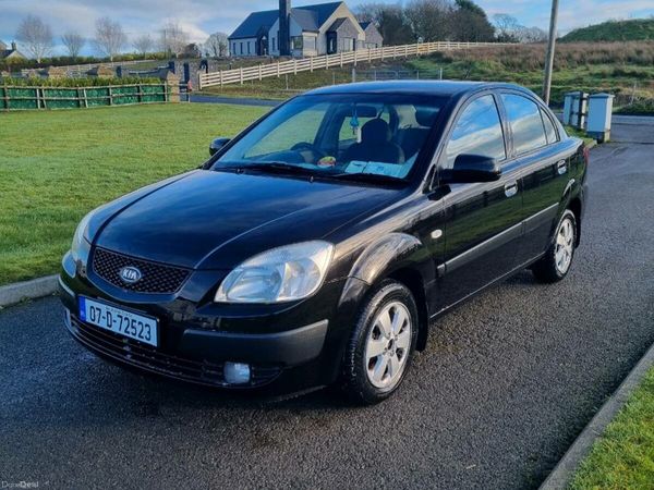 Kia Rio Saloon, Petrol, 2007, Black