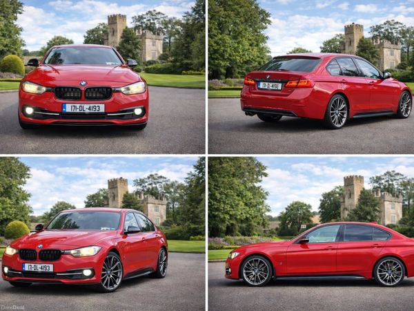 BMW 3-Series Saloon, Petrol Plug-in Hybrid, 2017, Red
