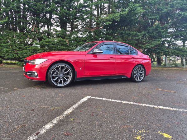 BMW 3-Series Saloon, Petrol Plug-in Hybrid, 2017, Red