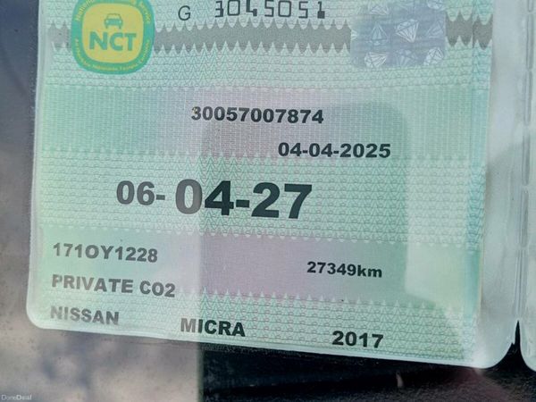 Nissan Micra Hatchback, Petrol, 2017, Grey