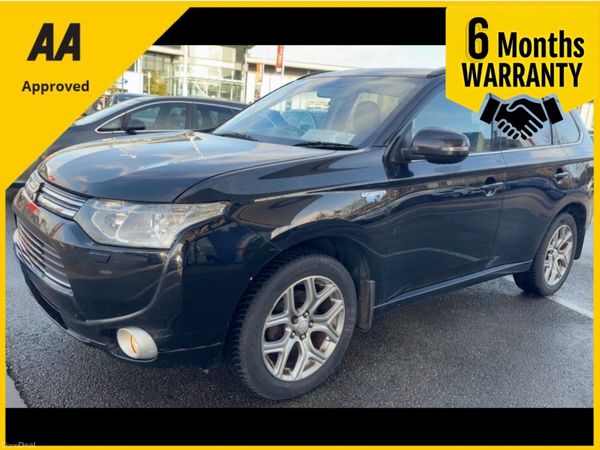 Mitsubishi Outlander SUV, Petrol Plug-in Hybrid, 2015, Black