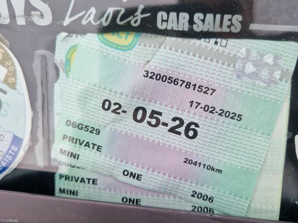 Mini One Hatchback, Petrol, 2006, Red