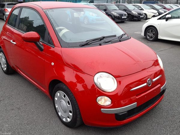 Fiat 500 Hatchback, Petrol, 2015, Red