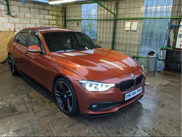 BMW 3-Series Saloon, Diesel, 2017, Orange