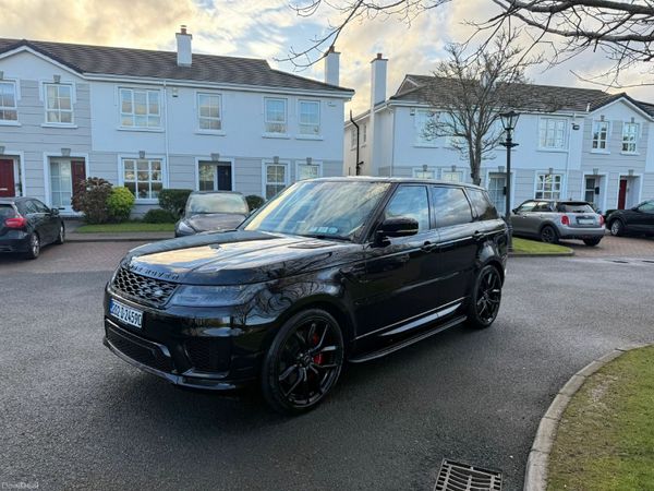 Land Rover Range Rover Sport SUV, Petrol Plug-in Hybrid, 2020, Black