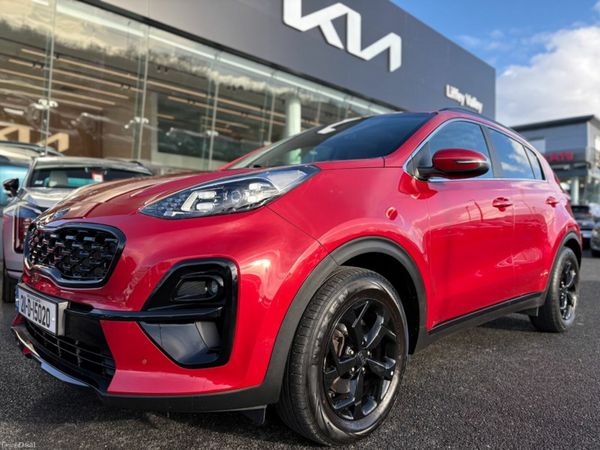 Kia Sportage SUV, Diesel Hybrid, 2021, Red