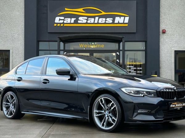 BMW 3-Series Saloon, Diesel Hybrid, 2021, Black