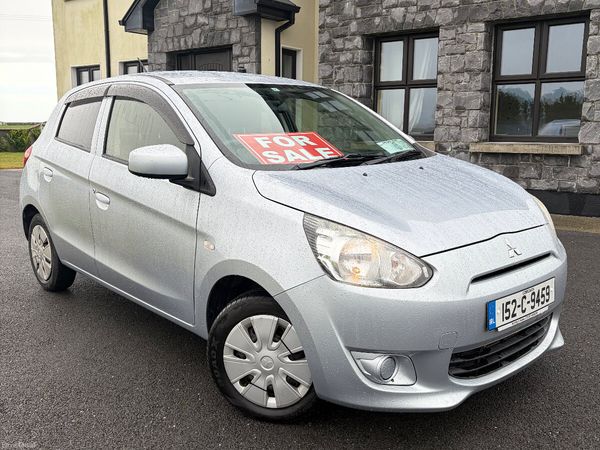 Mitsubishi Mirage Hatchback, Petrol, 2015, Silver