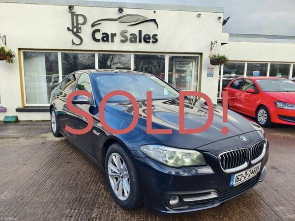 BMW 5-Series Saloon, Diesel, 2016, Blue