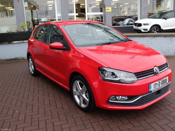 Volkswagen Polo Hatchback, Petrol, 2017, Red