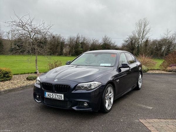 BMW 5-Series Saloon, Diesel, 2014, Blue