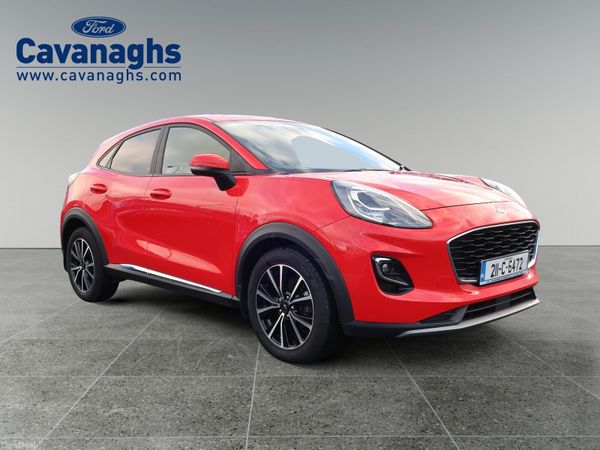 Ford Puma MPV, Petrol Hybrid, 2021, Red