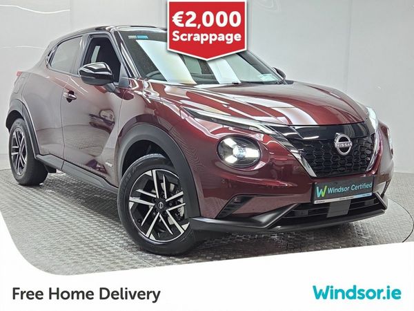 Nissan Juke SUV, Petrol Hybrid, 2025, Red