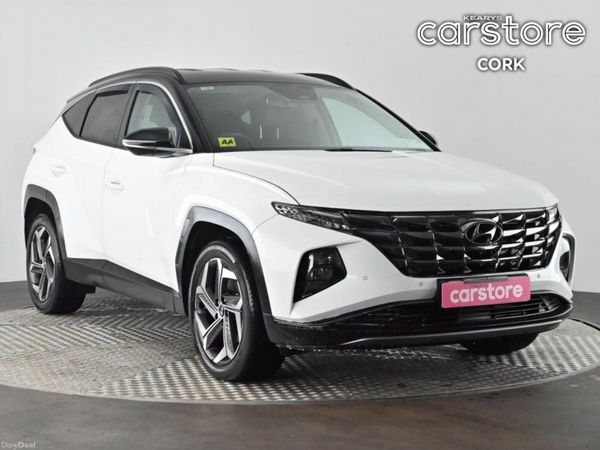 Hyundai Tucson SUV, Petrol Hybrid, 2021, White