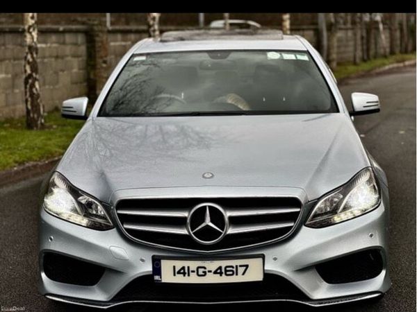 Mercedes-Benz E-Class Saloon, Diesel Hybrid, 2014, Silver