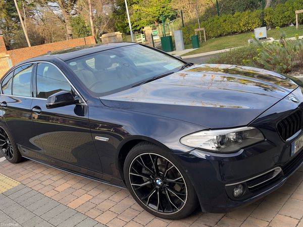 BMW 5-Series Saloon, Diesel, 2014, Blue