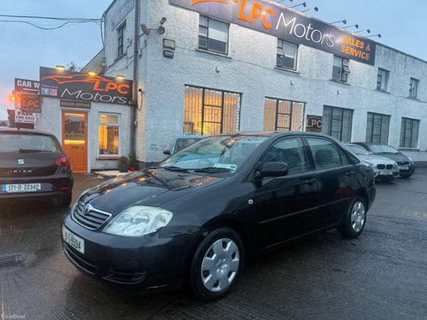 Toyota Corolla Saloon, Petrol, 2005, Black