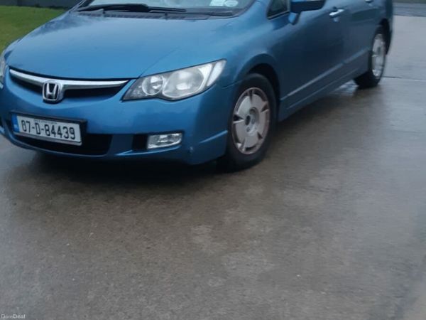 Honda Civic Saloon, Petrol Hybrid, 2007, Blue