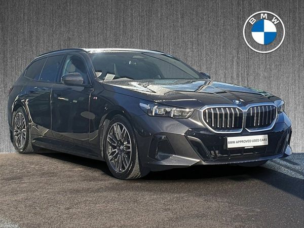 BMW 5-Series Estate, Petrol Plug-in Hybrid, 2025, Grey
