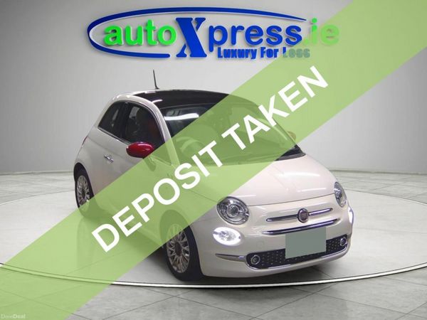 Fiat 500 Hatchback, Petrol, 2018, White