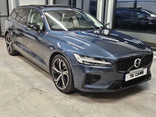 Volvo V60 Estate, Petrol Plug-in Hybrid, 2022, Blue