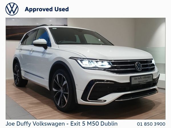 Volkswagen Tiguan SUV, Petrol Hybrid, 2023, White