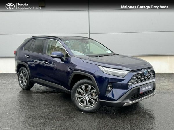 Toyota RAV4 SUV, Petrol Hybrid, 2022, Blue