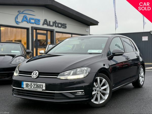 Volkswagen Golf Hatchback, Petrol, 2018, Black