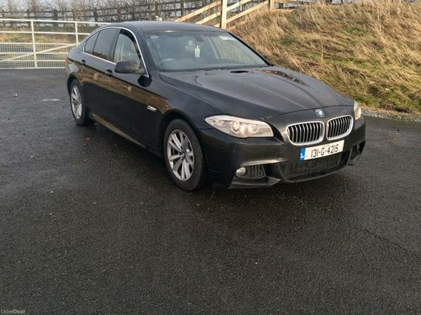 BMW 5-Series Saloon, Diesel, 2013, Black