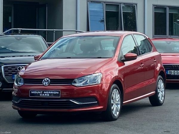 Volkswagen Polo Hatchback, Petrol, 2017, Red