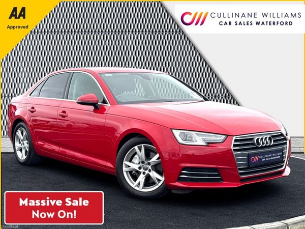 Audi A4 Saloon, Diesel, 2018, Red