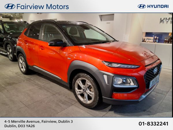 Hyundai KONA SUV, Petrol Hybrid, 2020, Orange