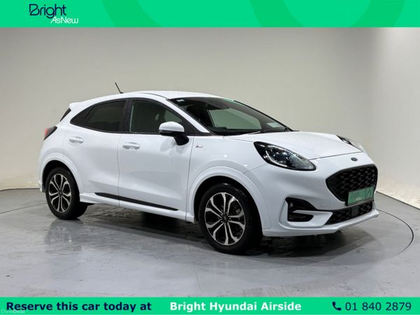 Ford Puma MPV, Petrol Hybrid, 2022, White