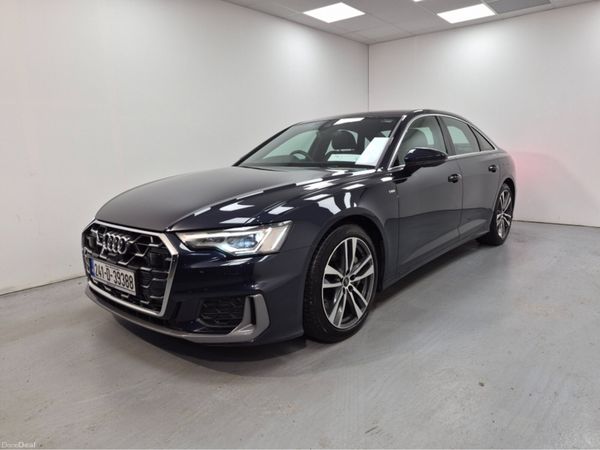 Audi A6 Saloon, Petrol Plug-in Hybrid, 2024, Blue
