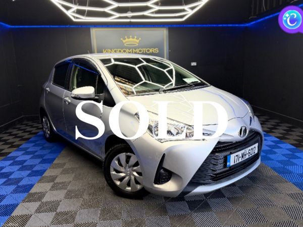 Toyota Vitz Hatchback, Petrol, 2017, Silver