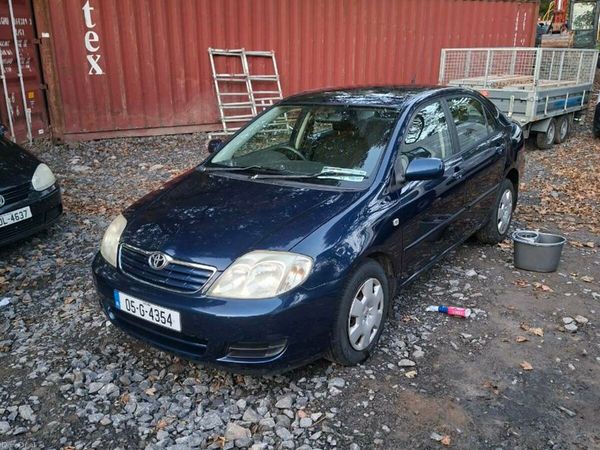 Toyota Corolla Saloon, Petrol, 2005, Blue