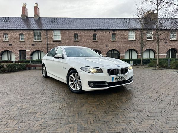 BMW 5-Series Saloon, Diesel, 2015, White